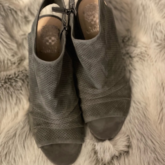 Vince Camuto Kentvi Peep Toe Booties - Picture 6 of 8